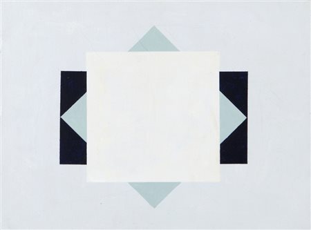 MAURO REGGIANI (1897-1980) Composizione 16/1977olio su tela cm 31x41firmato,...