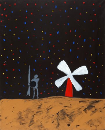 TANO FESTA (1938-1988) Senza titolo 1987acrilico su tela cm 100x80firmato sul...