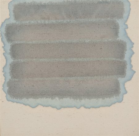 GIORGIO GRIFFA (1936-) Orizzontale 1979acrilico su tela cm 25x25firmato e...