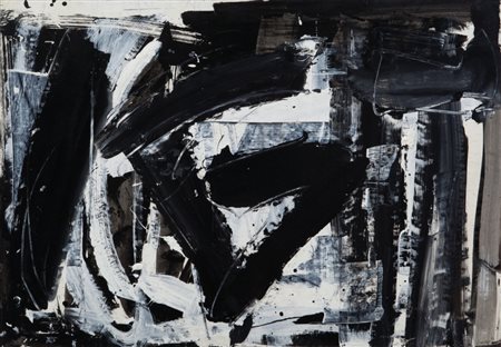 EMILIO VEDOVA (1919-2006) Immanente 1977tecnica mista su carta intelata cm...