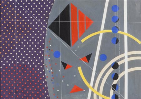 GIANFRANCO ZAPPETTINI (1939-) Tavola n.3 1964acrilico su tela cm...