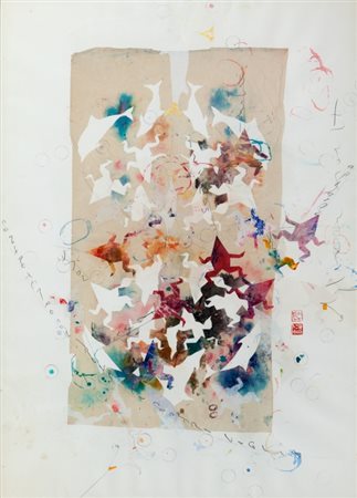 ALIGHIERO BOETTI (1940-1994) Contro tempo contro vento contro voglia...