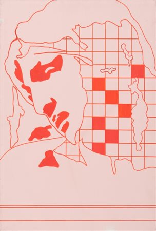 TANO FESTA (1938-1988) Senza titolo 1976 acrilico su tela cm 60x40firmato e...