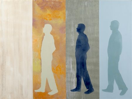 RENATO MAMBOR (1936-2014) I Passeggeri Una solitudine passeggera 2006acrilico...