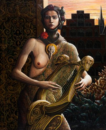 ABATE ALBERTO (1946-2012) Anima Mundi 1992olio su tela cm 110x90provenienza:...