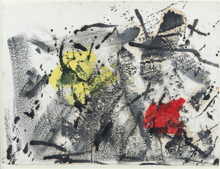 EMILIO VEDOVA (1919-2006) Spazio opposto n.21 2006tecnica mista monotipo su...