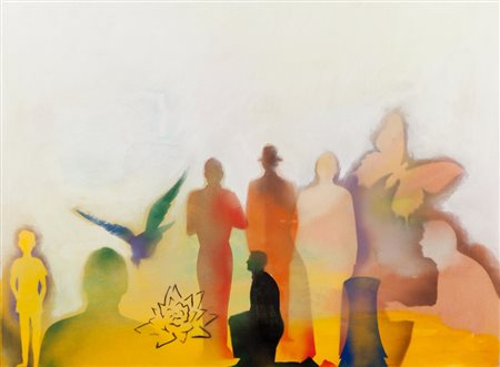 RENATO MAMBOR (1936-2014) Pulizia della tela 2005 acrilico su tela cm...