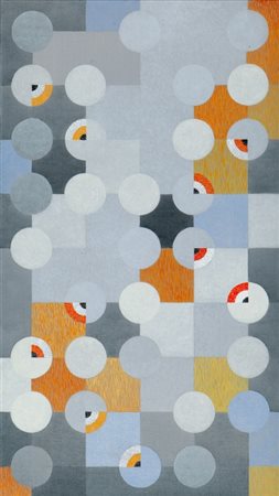 CARLO NANGERONI (1922-2018) Senza titolo 2001acrilico su tela cm 83x47firmato...