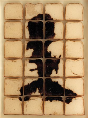 REIMONDO DAVID (1972-) Elba 2009pane e resina cm 54,5x72,5firmato e datato...