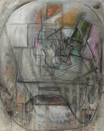 GUIDO CHITI (1918-2003) Senza titolo olio su tela cm 150 x 120firmato in alto...