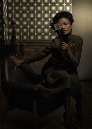 CELESTINO OTTAVIO (1958-) No Botox2012/1460x40 cm 23,62x15,74 instampa inkjet...