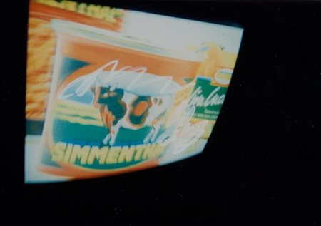 MARIO SCHIFANO (1934-1998) Senza titolo 1990-97tecnica mista su fotografia...