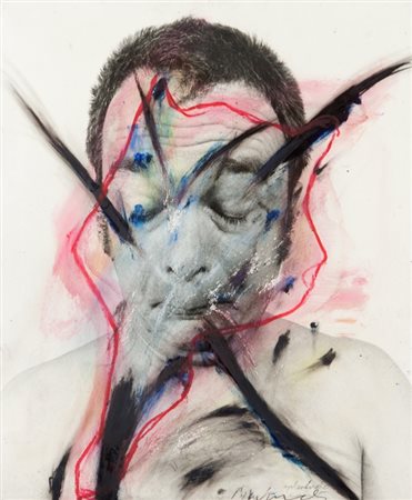 ARNULF RAINER (1929-) Senza titolo 1970/72 stampa vintage ai sali d'argento,...