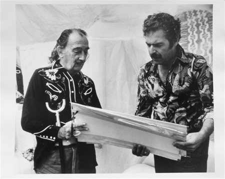 GERLACH M. (-) Salvador Dalì con Posar1974stampa vintage ai sali...