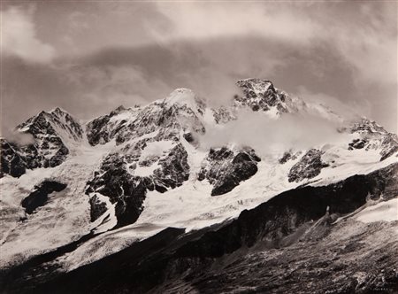 SELLA VITTORIO (1859-1943) Monte Rosa Parete Sud, salendo al...