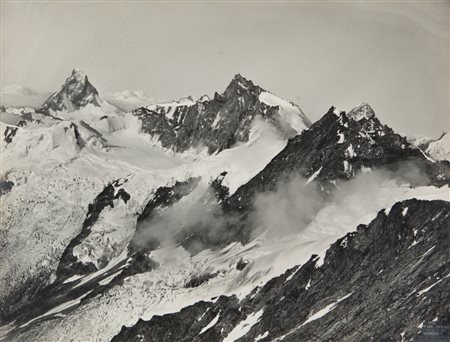 SELLA VITTORIO (1859-1943) Cervino Rothen, dent blanche dalla cresta del...