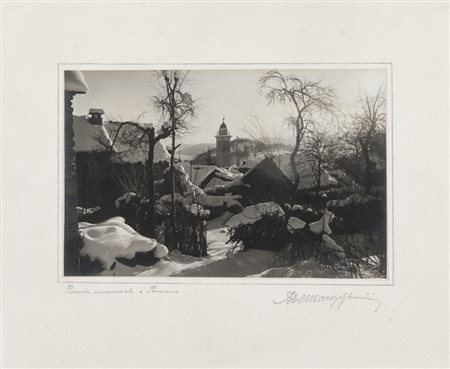 DE MARCHI GHERINI ACHILLE (-) Poesia invernale a Premenoanni'50stampa vintage...