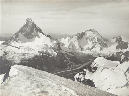 GABERELL JEAN (1887-1949) Der Vellenkuppe - Dent d' Herensstampa vintage ai...