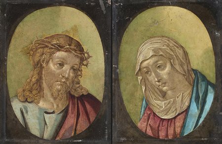 Francesco Cavazzoni (1559 - 1612)(attr.)Cristoolio su rame cm...