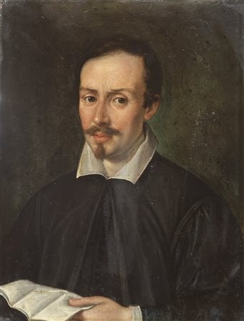 Scuola veneta del secolo XVIIRitratto di gentiluomo a mezzobustoolio su rame...