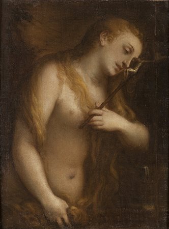 Scuola dell'Italia settentrionale del secolo XVIIMaddalenaolio su tela cm...