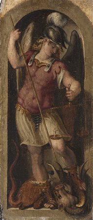 Scuola dell'Italia settentrionale del secolo XVIISan Michele Arcangeloolio su...