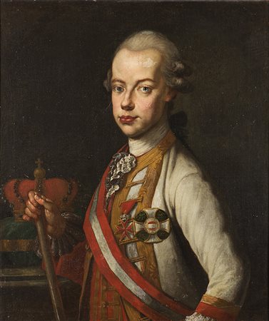 Scuola del secolo XVIIIRitratto di Leopoldo II d'Asburgo-Lorenaolio su tela...