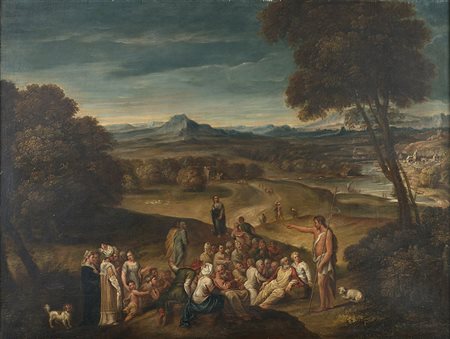 Maestro nordico operante in Italia degli inizi del secolo XVIILa predica del...