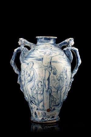 Manifattura di Napoli, Paolo Francesco Brandi, secolo XVII. Anfora da...