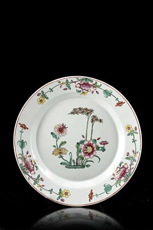 Manifattura di Pasquale Rubati, Milano, 1770/80 circa. Piatto tondo in...
