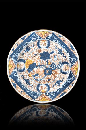 Manifattura di Felice Clerici, Milano, 1750/60 circa. Piatto tondo in...