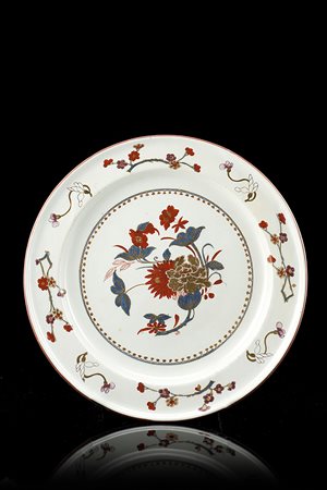 Probabile manifattura di Felice Clerici, Milano 1760 circa. Piatto tondo in...