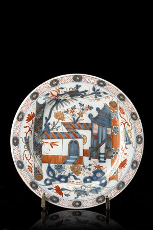 Manifattura di Felice Clerici, Milano 1760/70 circa. Piatto tondo in maiolica...