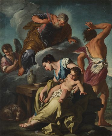 Antonio Balestra (Verona 1666 - Verona 1740)(attr.)Teti unge il piccolo...