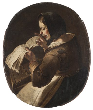 Giacomo Francesco Cipper (Feldkirch 1664 - Milano 1736)Vecchia che canta (La...