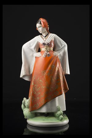 Abele Jacopi (Ripa 1882 - Strettoia 1957)"Sicilia-Piana dei Greci"Ceramica...