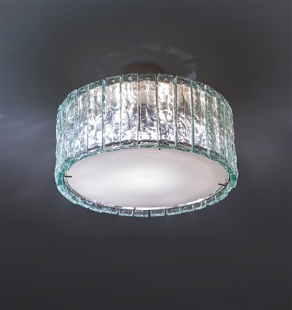 MAX INGRAND Una plafoniera, modello "2448", per FONTANA ARTE, circa 1967....