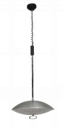 STILNOVO Una lampada a sospensione a saliscendi modello "1224", anni '60....