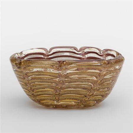 ERCOLE BAROVIER, BAROVIER & TOSOUna coppa della serie "Graffito", 1969. Cm 10...