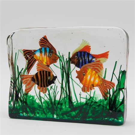 CENEDESE (Editore)Un acquario, anni '50. Cm 23 x 30 x 6.