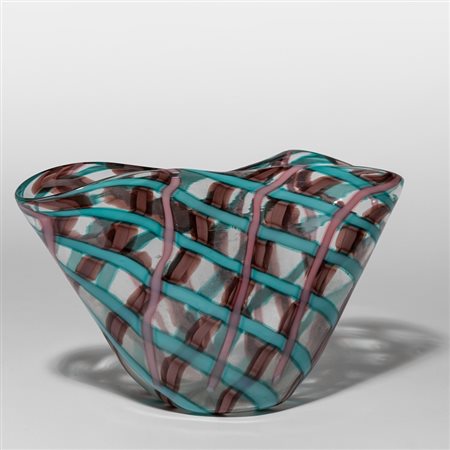 FULVIO BIANCONI, VENINIUn vaso "Scozzese", modello "4248", circa...