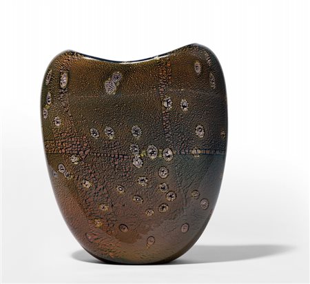 ALDO NASONUn vaso "Yokohama", circa 1965-1968.Vetro a murrine puntiformi e...