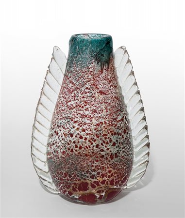 ERCOLE BAROVIER, BAROVIER & TOSO Un vaso della serie "Porpora", 1959....