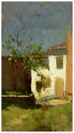 LUIGI GIOLI San Frediano a Settimo 1854 – Firenze 1947 Senza titolo Olio su...