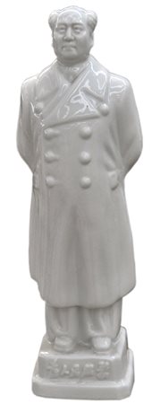 ARTISTA CINESE CONTEMPORANEO, Mao, Scultura in porcellana bianca, h. cm. 34,...