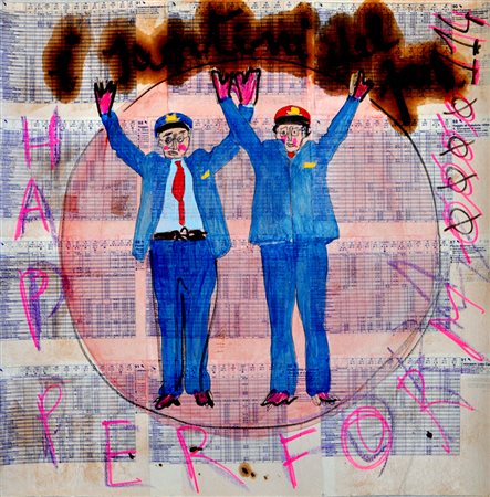 I SANTINI DEL PRETE, (Franco Santini – Raimondo Del Prete), Happerform, 2014,...
