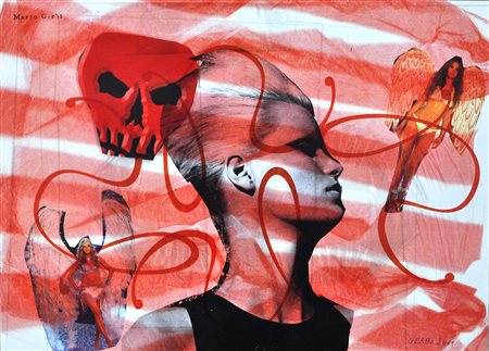 MARCO GERBI, Onde cerebrali, 2011, Elaborazione digitale, cm. 29,5x41, es....