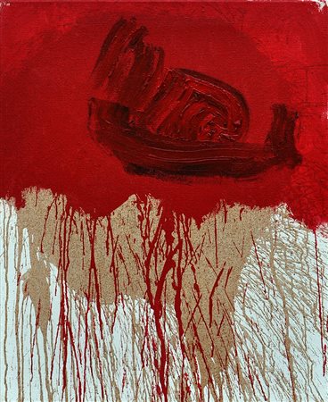 HERMANN NITSCH, Senza titolo, 2016, Acrilici su tela, cm. 100x80, Inventario...