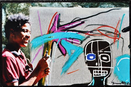 LEE JAFFE, Jean-Michel Basquiat, 1983-2012, Fotografia a colori su tavola,...