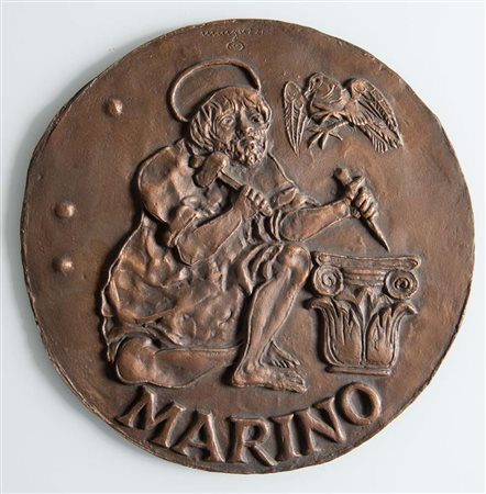 Luciano Minguzzi (1911 - 2004), “San Marino”, Anni ‘70. Scultura in bronzo...